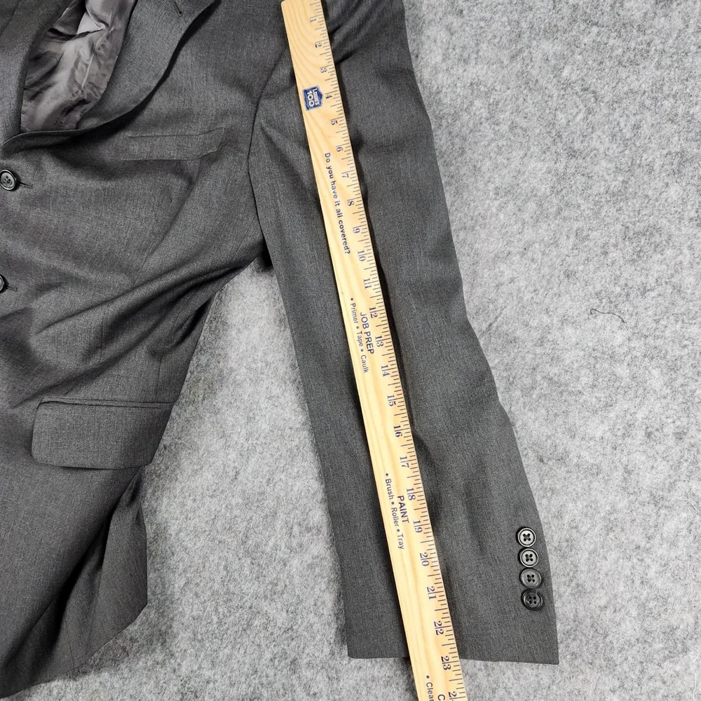 Jos A Bank Signature Collection Suit Men 44R Gray Wool Professional Business
